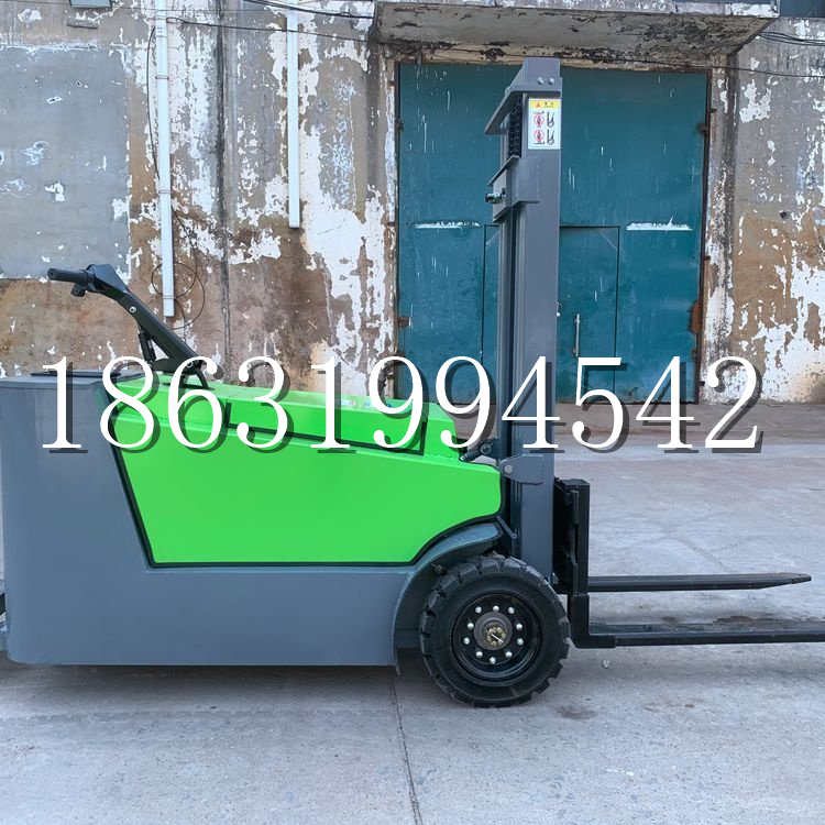 松桃苗族自治县小型电动叉车1吨2吨步行站驾式电瓶堆高充电装卸车液压升降车铲车